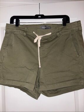 torrid Olive Drawstring Utility Shorts